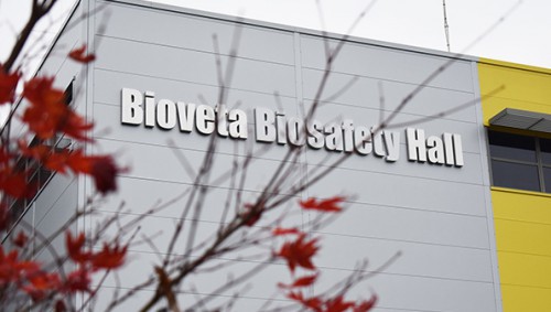 Begasung der BSL-3-Räume in der neuen Halle „Bioveta Biosafety Hall” 