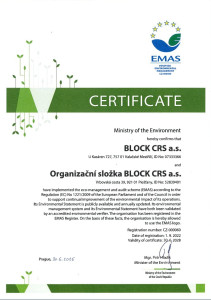 Block CRS - Zertifizierung
