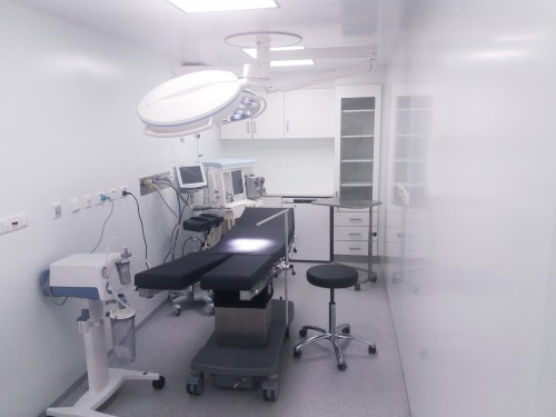 Obrázek k referenci Mobile medizinische container für das Krankenhaus in Papua-Neuguinea